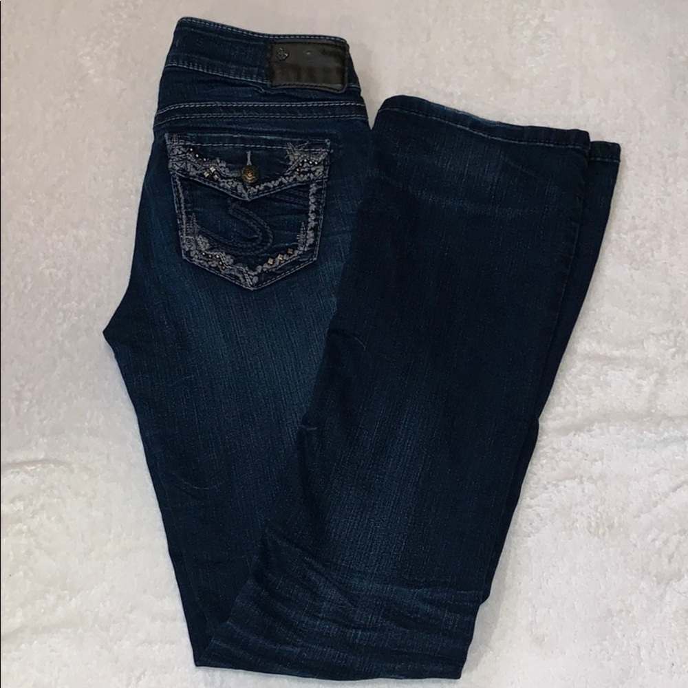Dark wash super-stretch Suki Silvers